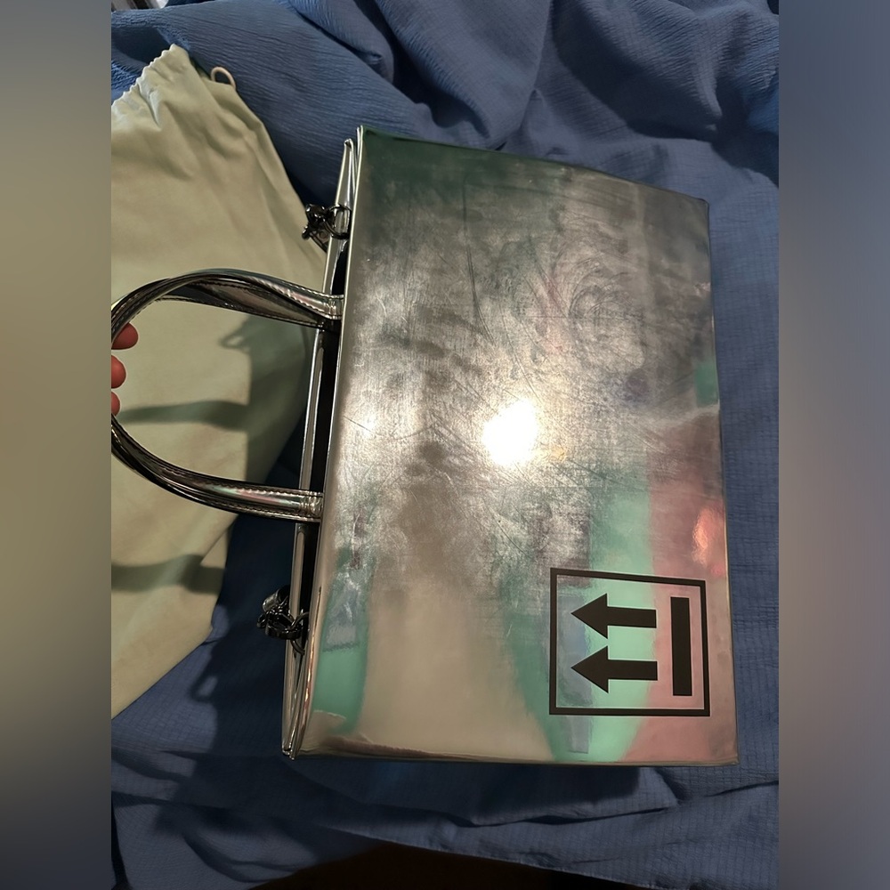 Authentic off-white mirror bag